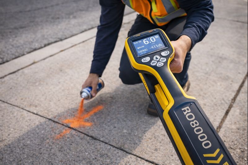 Radiodetección de tuberías y cables enterrados - Equipos RD7100 y RD8000
