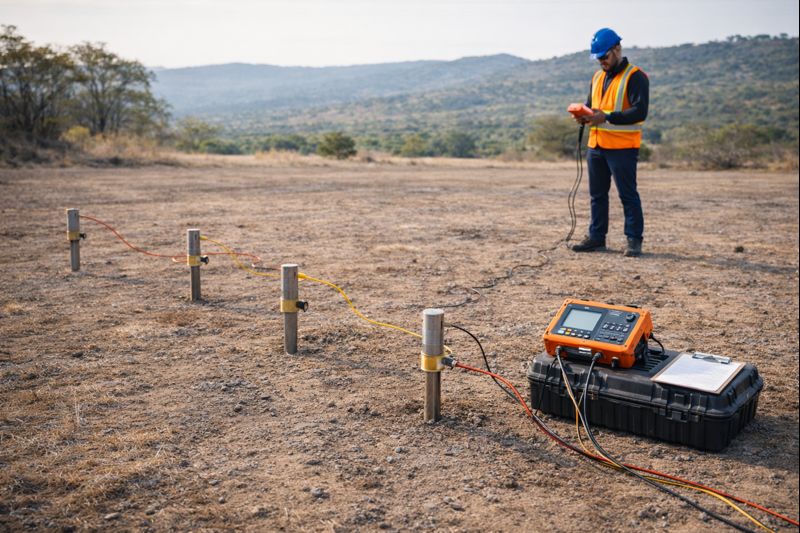 Equipo SEV LanGeo en campo