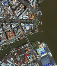 Ejemplo de imagen satelital de alta resolución