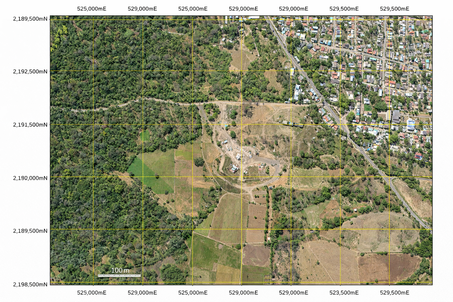 Mapa temático de uso de suelo